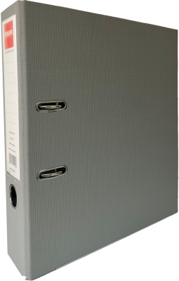 Регистратор A4, 72мм, PVC/Paper, серый Eisear (A0220)