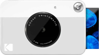 Фотоаппарат моментальной печати Kodak Printomatic серый+Фотобумага 2х3 Kodak ZINK 20 шт