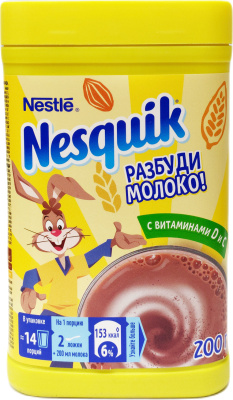 Какао Nesquik 200гр