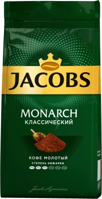 Кофе в зернах 800 г, JACOBS Monarch м/у 