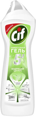 Чистящее средство гель для уборки, 750мл, Cif Бодрящий цитрус