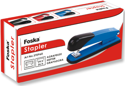 KALAM.KZ - Степлер №24/6-26/6, 1-25л, металл Foska