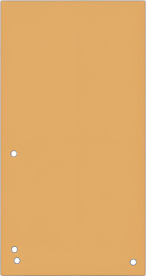 Разделитель 105x235мм, 100л, 190гр, бумажный, 4 отверстия, оранжевый Donau