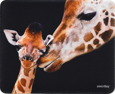 Коврик для мышки Smartbuy  Giraffe S-size 280х230х3 мм резиновая основа+тканевая поверхность