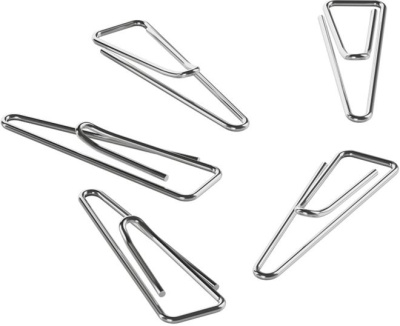 KALAM.KZ - Скрепки 25мм, 100шт, треугольные, никелированные Berlingo