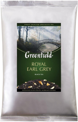 Чай черный листовой, 250гр, Greenfield  Royal Earl Grey с цедрой цитрусовых и ароматом бергамота