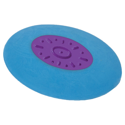 KALAM.KZ - Ластик 42х30х9 мм,  цвет ассорти, круглый, фиолетовый пластиковый держатель ЮНЛАНДИЯ "Воздушный шар"