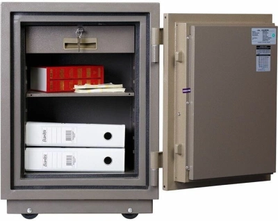 KALAM.KZ - Сейф FRS-66 T-KL с кассовой ячейкой с двумя ключевыми замками. огнестойкий на колёсах