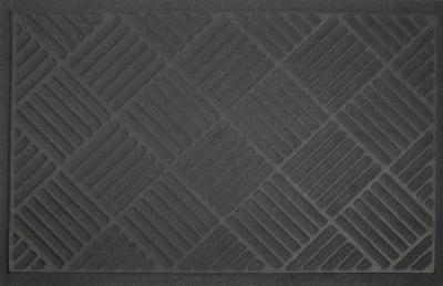Коврик 50*80 тёмно-серый Inspire Lenzo полиэфир/резина цвет 