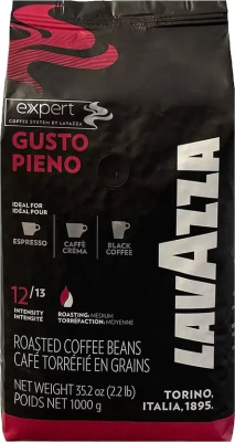 Кофе в зернах 1000 г Lavazza Gusto Pieno