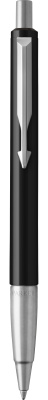 Ручка шариковая Parker Vector Standard K01 Black CT, 1,0 мм М, синяя S0032010