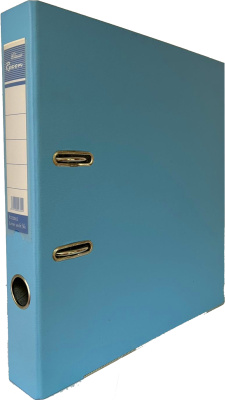 Регистратор A4, 55мм, PVC, голубой Rexon