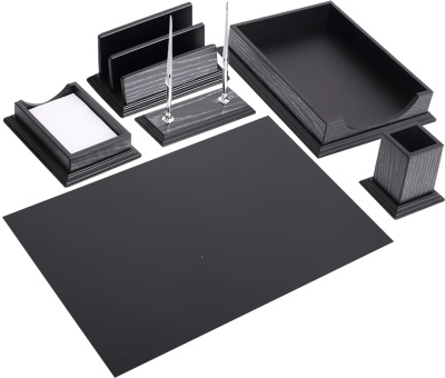 Набор настольный 6 предметов, дерево, черный Good Sunrise