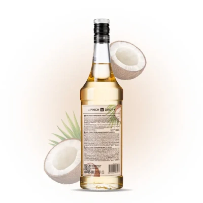 KALAM.KZ - Сироп Кокос, Pinch&Drop, стекло, 1л., D=85, H=330мм