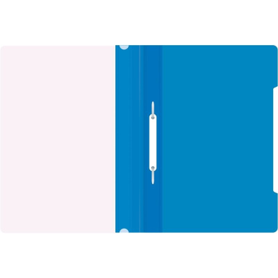 KALAM.KZ - Скоросшиватель пластиковый A4 160 мкм, синий Бюрократ