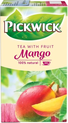 Чай черный, 20 пакетиков Pickwick с манго, black tea.(1'5x20x12) 