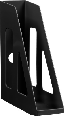 Лоток вертикальный A4, 70мм, черный Стамм Актив