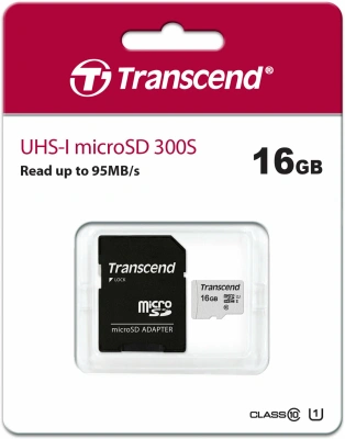 KALAM.KZ - Карта памяти 16GB, 16GB Class 10 U1 Transcend TS16GUSD300S