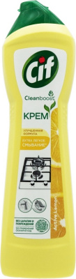 Чистящее средство крем для уборки, 500мл, Cif Актив Лимон