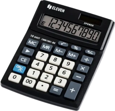 Калькулятор 10 разрядов, 10.2x13.7см, черный Eleven Business Line
