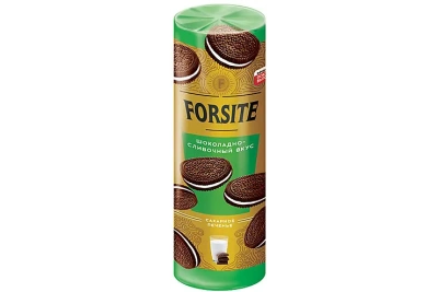 Печенье-сэндвич с шоколадно-сливочным вкусом «Forsite», 220 г