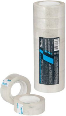 KALAM.KZ - Лента клейкая 19ммx33м, прозрачная Hatber