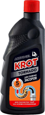 Чистящее средство 1л., гель КРОТ "Торнадо" 