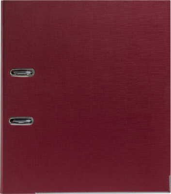 KALAM.KZ - Регистратор A4, 70мм, PVC/PVC, бордовый, Deluxe