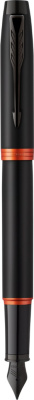 Ручка перьевая Parker IM Professionals Flame Orange BT, 0,8 мм F, синяя 2172943