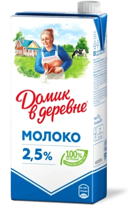 Молоко 0,95л, 2,5 % "Домик в деревне"
