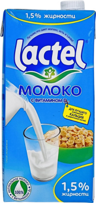 Молоко 1л, 1,5 % Lactel
