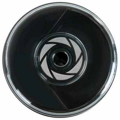 KALAM.KZ - Точилка электрическая, 1 отверстие, с контейнером,  двойное лезвие, Brauberg