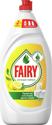 Средство для мытья посуды 450мл, "Fairy" Зеленое яблоко