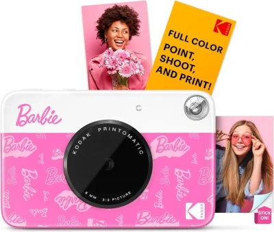 Фотоаппарат мгновенной печати Kodak Printomatic Barbie светло-розовый