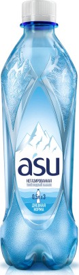 Вода питьевая без газа 1 л  "ASU"