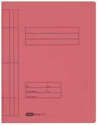 Скоросшиватель картонный A4, 320гр, красный Hamelin