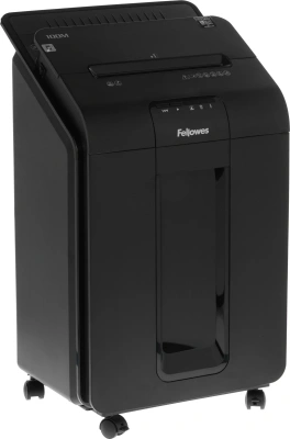 Шредер сек 4(4х10 мм) 23 л, автоподача 100 листов, скобы, скрепки, пласт.карты, Fellowes AutoMax®